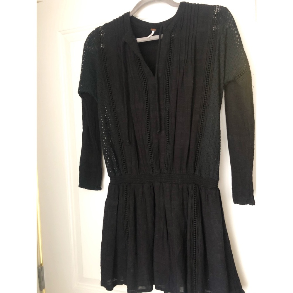 free people black dress